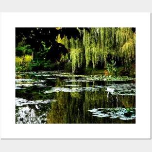 Monet's Lily Pond, Giverny, France Posters and Art